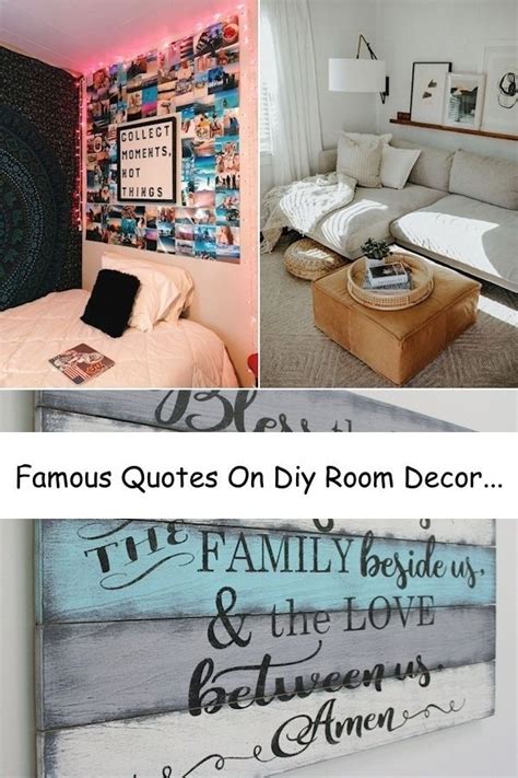 famous quotes  diy room decor   home decor room diy decor