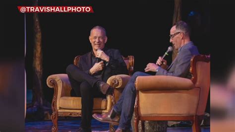 watch tom hanks makes stop in tulsa for book tour