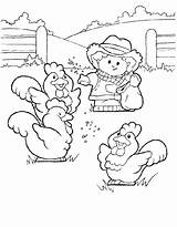 People Little Coloring Pages Kids Farm Colouring Kleurplaten Fisher Price Printable Sheets Kleurplaat Clipart Drawing Fun Pomeranian Animals Adult Animal sketch template