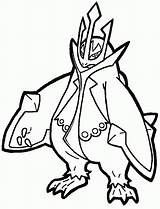 Empoleon Coloring Pages Pokemon Color Printable Popular Getcolorings Stunning sketch template