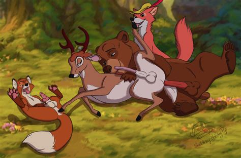 Rule 34 Bambi Character Bambi Film Bear Brother Bear Crossover