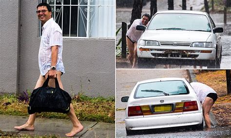 Sydney Man Loses His Pants While Trying To Push His Corolla Car Out Of