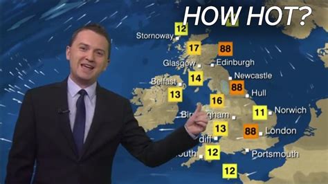 bbc weatherman predicts temperatures of 88c for mother s day in
