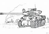 Tank Military Drawing Coloring Getdrawings Pages Printable sketch template