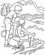 Coloring Pages Summer Park Kids Hiking State Parks Print National Sheets Go Season Seasons Nature Printables Arbor Printable Colouring Clipart sketch template