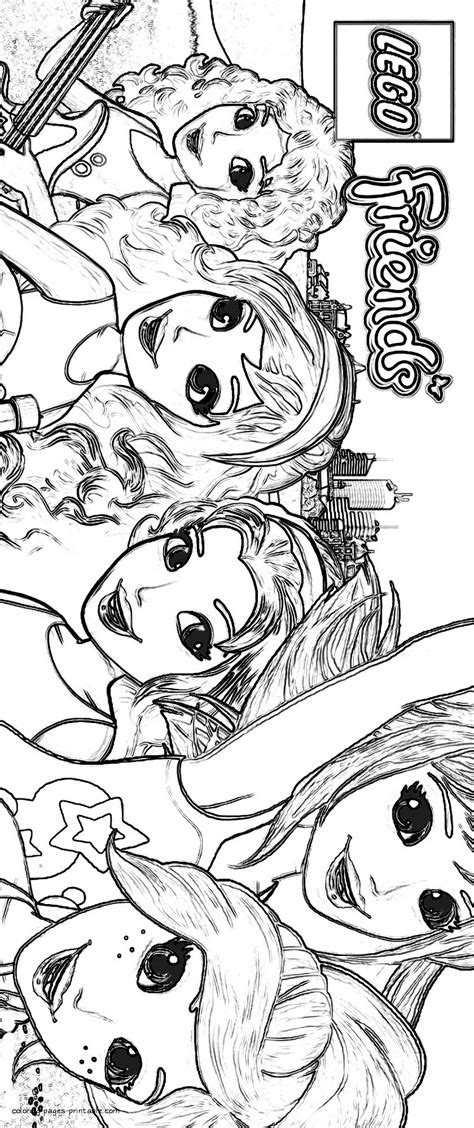 coloring pages lego friends coloring pages printablecom