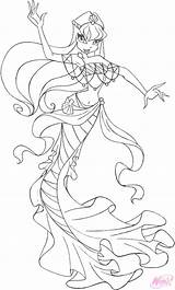 Stella Winx Sirenas Enchantix Stampare Sirenix Lusso Colorea Nuovo Bocetos Musa Bloomix Harmonix sketch template