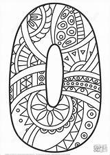Coloring Number Mandala Pages Coloringbay sketch template