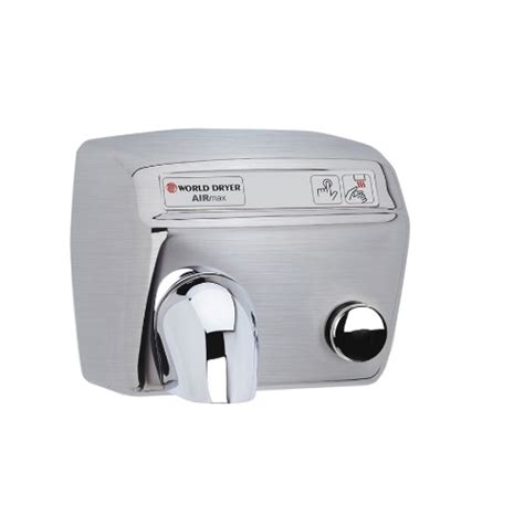 World Dryer 2300w Airmax Hand Dryer Brushed Finish World Dryer Dm5