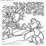 Cartoons Talespin Coloring Pages Colorator Baloo Kit Cloudkicker Karnage sketch template