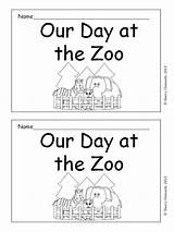 Zoo Emergent Kindergarten Animals Reading Reader Animal Pages Activities Readers Choose Board sketch template