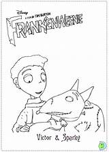 Frankenweenie Dinokids Desenhos Colorir sketch template