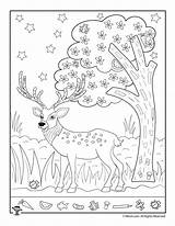 Reindeer Woojr Woo Jr Puzzles sketch template