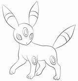 Coloring Pages Igglybuff Getcolorings Pokemon Umbreon sketch template