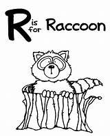 Coloring Raccoon Pages Letter Animals Printable Animal Zoo Inspirations Little Clipart Nocturnal Block Printables Moms Being Letters Sheets Color Clip sketch template