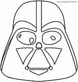 Coloring Pages Wars Star Cartoon Kids Color Printable Characters Character Sheets Sheet Darth Mask Plate Found Vader sketch template