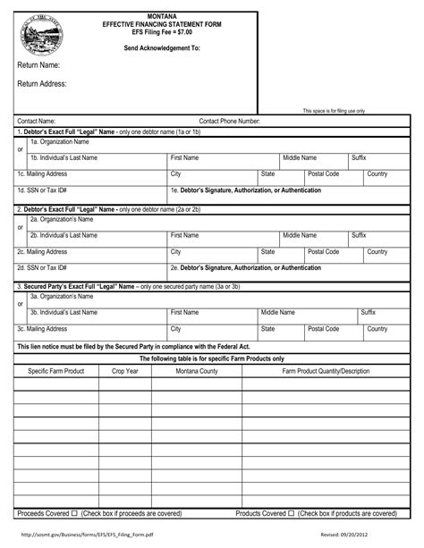 montana effective financing statement form fill  sign