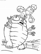 Aliens Monsters Vs Insectosaurus Coloring Cartoons Pages Robot Susan Grew sketch template