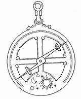 Astrolabio Descobrimentos Portuguese Portugueses Instrumentos Echos Midisegni Astronomicos Símbolos sketch template