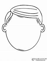 Face Coloring Blank Boy Template Preschool Printable Pages Activities Templates Faces Print Girl Parts Head Kids Fromabcstoacts Clipart Clip Body sketch template