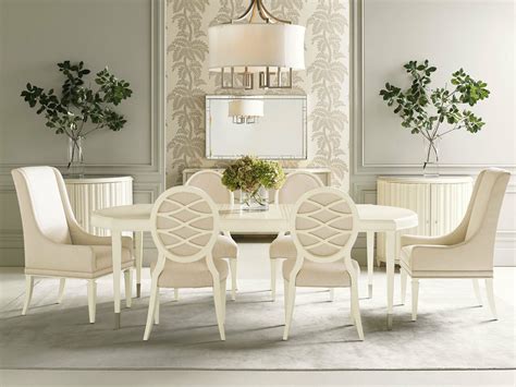 corbin pcs modern dining room set  rectangular  white table