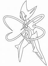 Deoxys Pages sketch template