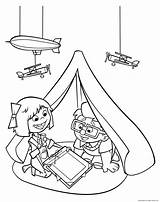 Adventure Cartoons Book Coloring Pages sketch template
