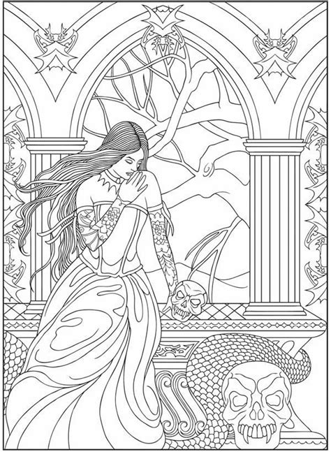 pics  scary vampire coloring page vampire coloring coloring home