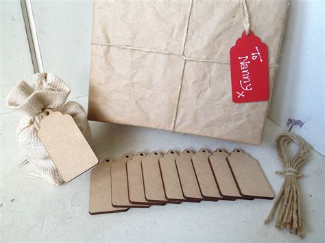 plain wooden gift tags  craft heaven notonthehighstreetcom