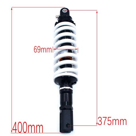 375mm Hole To Hole Length Motorcycle Rear Shock Absorber Damping
