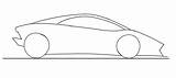 Lamborghini Elemento sketch template