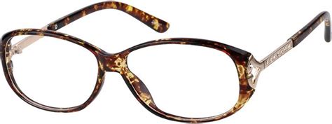 tortoiseshell oval glasses 204825 zenni optical eyeglasses oval