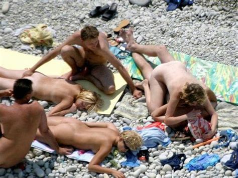 Nude Beach Orgie Hot Nude