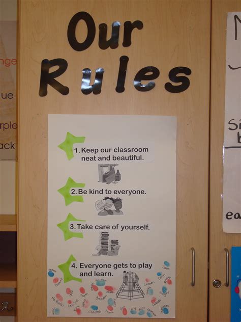 kindergarten rules   kindergarten grows
