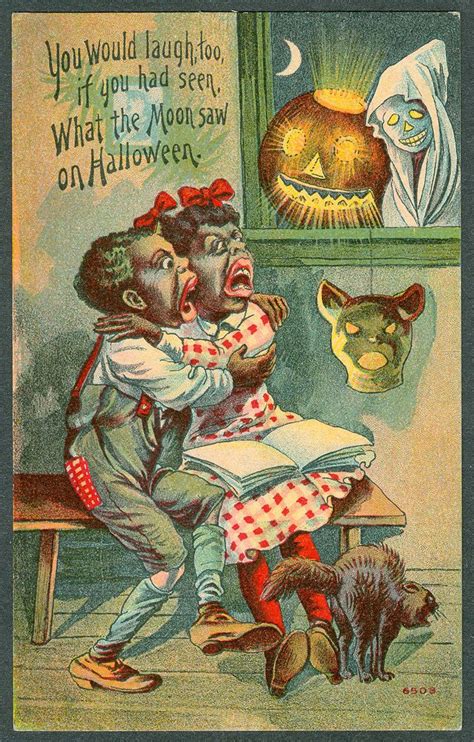 vintage postcards halloween images  pinterest halloween