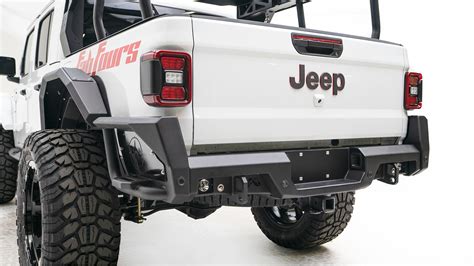 jeep gladiator rear bumper fab fours