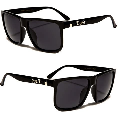 Men Dark Lens Large Gangster Black Og Sunglasses Locs