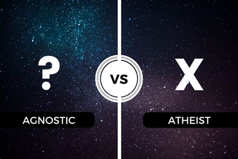 agnostic vs atheist differences between these two