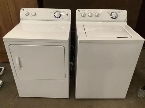 lot ge general electric washer  dryer set dryer model nice condition lightly