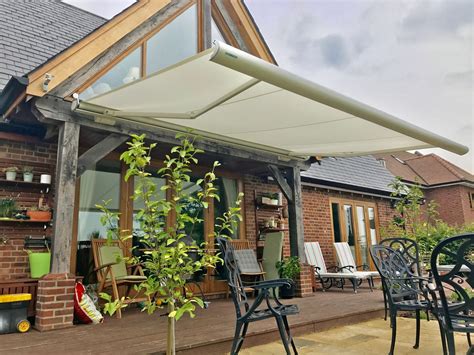 weinor semina life patio awning fitted  wiltshire awningsouth
