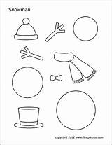Snowman Printable Coloring Firstpalette Pages Build Kids Crafts Template Own Snow Man Christmas Templates Preschool Winter Paper Pdf Activities Clipart sketch template