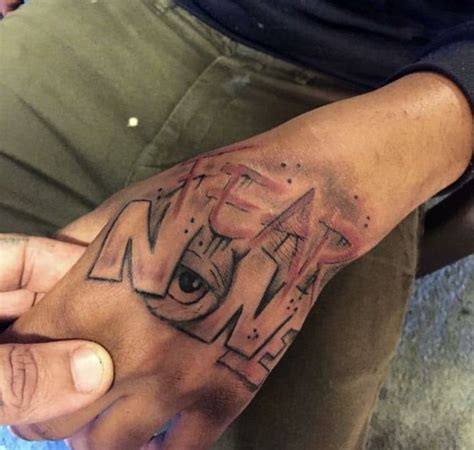 Fear N👁ne Hand Tattoos For Guys Gangsta Tattoos Tattoos For Guys