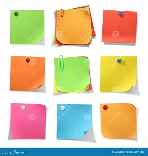 colored notes stock photo image  reminder remind supply