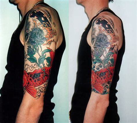 adele tattoo popular half sleeve tattoo for men 2012 latest