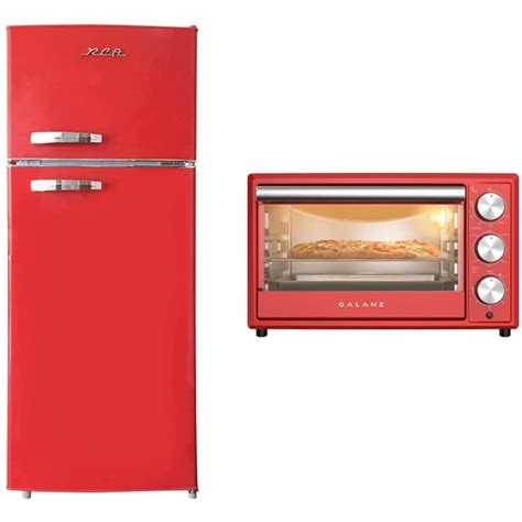 rca rfr red  door apartment size refrigerator  freezer