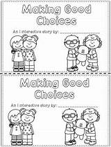 Choices Good Making Worksheet Pages School Coloring Template Choose Make Kindergarten Reader Interactive Chessmuseum Board Class Rules sketch template