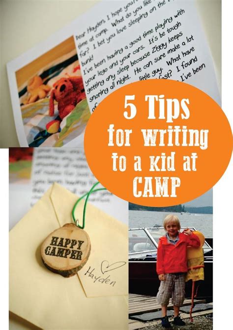 tips  writing  letter  camp   write  letter   kid