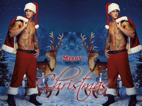 Sexy Male Wallpaper S Merry Christmas