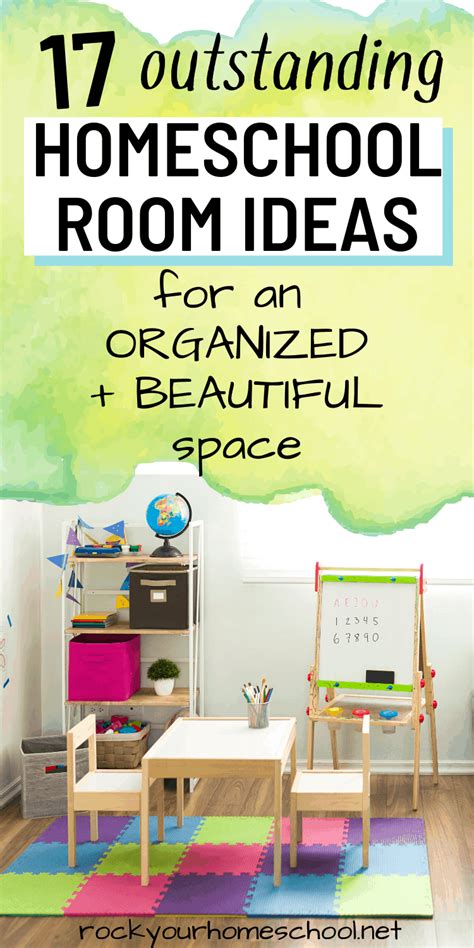 homeschool room ideas   organized beautiful space