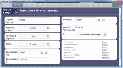 professional lease finance calculator    software reviews cnet